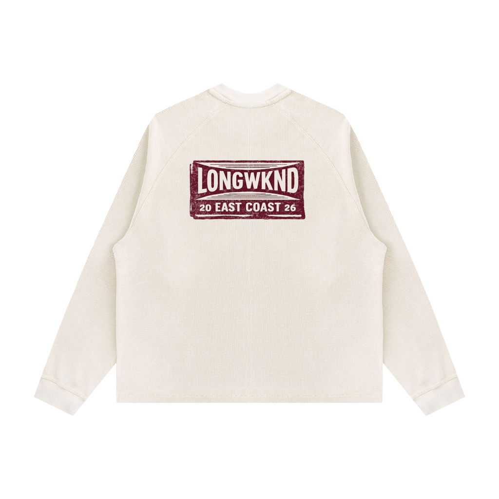 Vintage Wash Boxy  Waffle T-Shirt