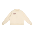 Essential Fleece Mock-Neck Crew Sweatshirt