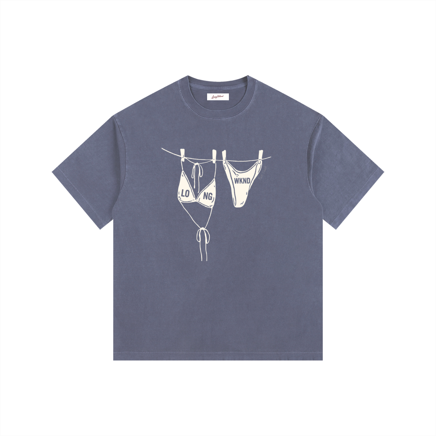 Vintage Oversized Bikini Tee