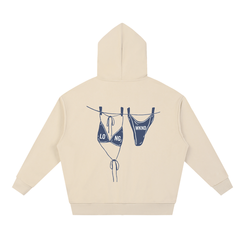 Loose Bikini Zip-up Hoodie