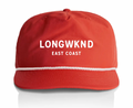 Waterproof Fire Red Rope Hat