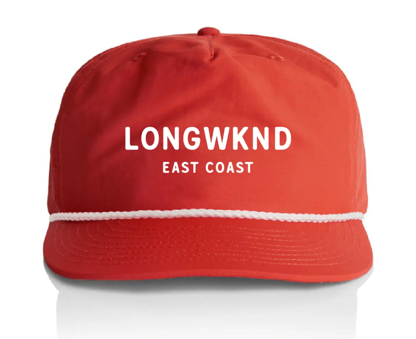 Waterproof Fire Red Rope Hat