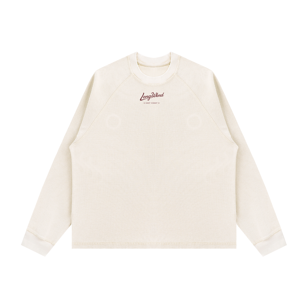 Vintage Wash Boxy  Waffle T-Shirt