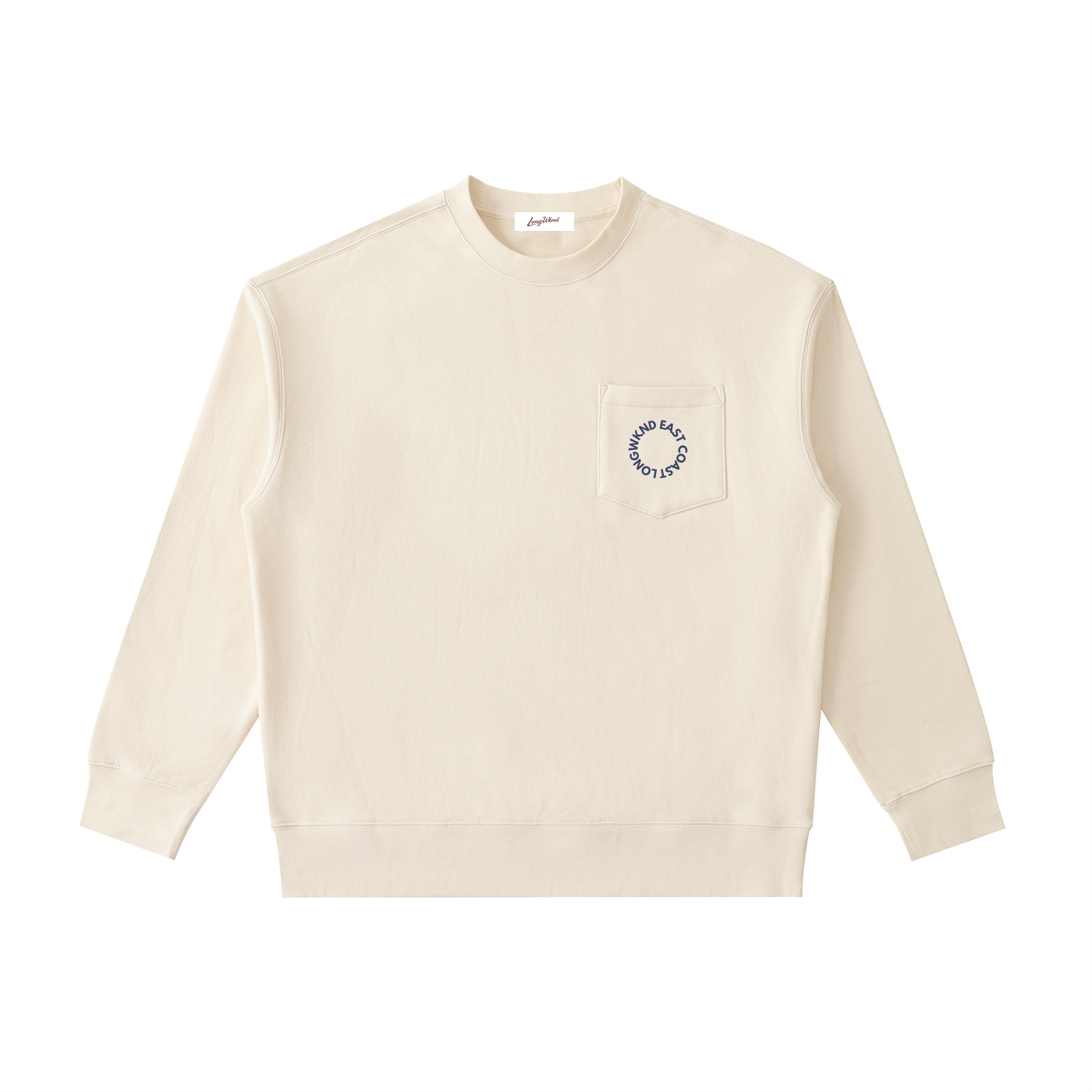 Heavyweight Patch Pocket Crewneck Sweatshirt